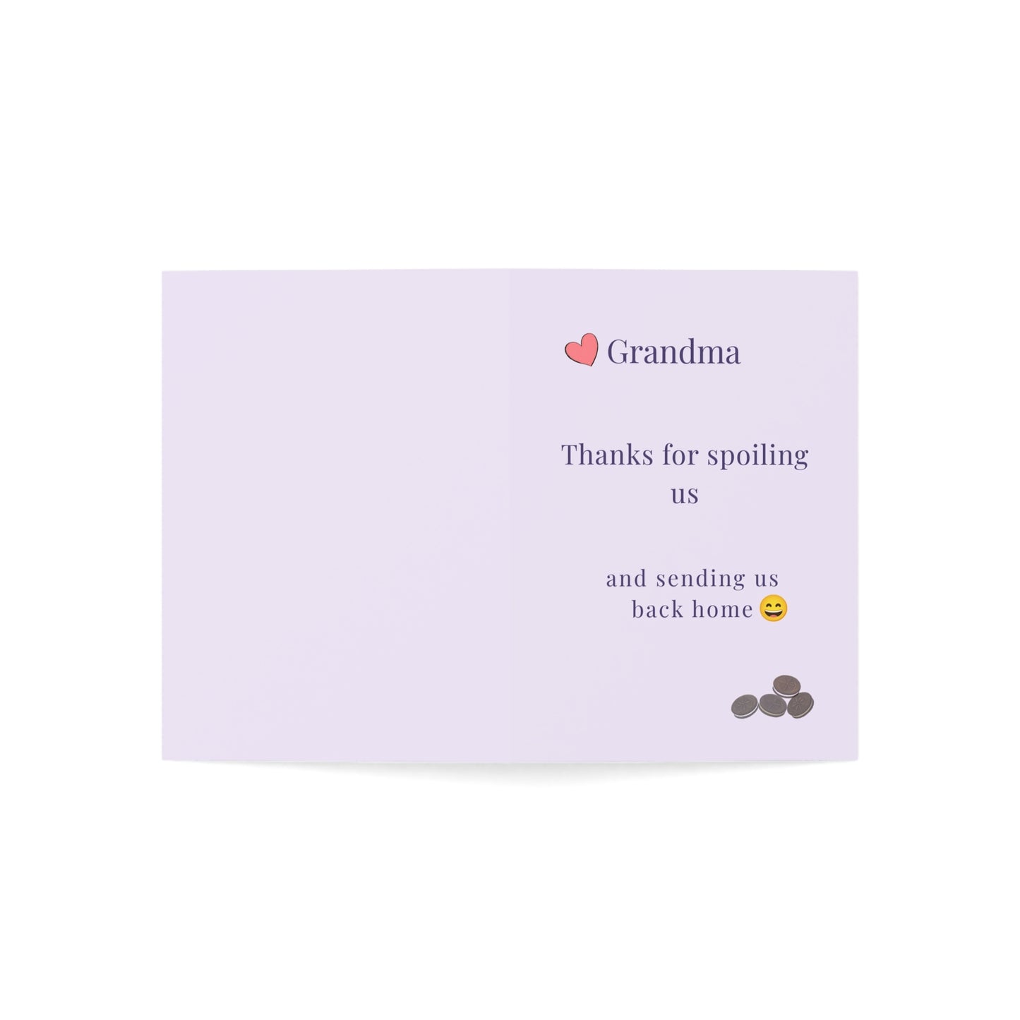 Grandma Thank You Card | Cute Grandmother Card | Appreciation Card for Grandma