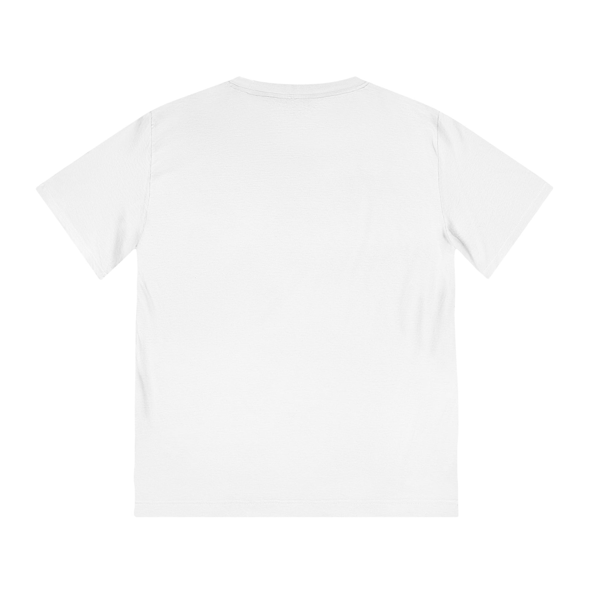 Plain white t-shirt on a white background