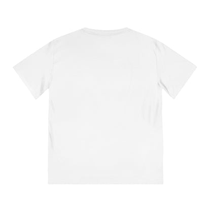 Plain white t-shirt on a white background