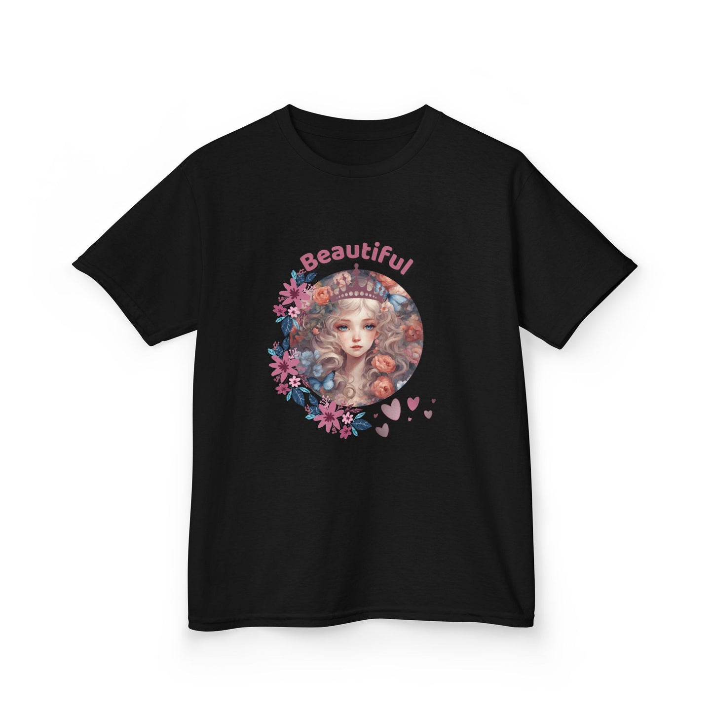 "Beautiful Girl Graphic – Kids Heavy Cotton Tee"