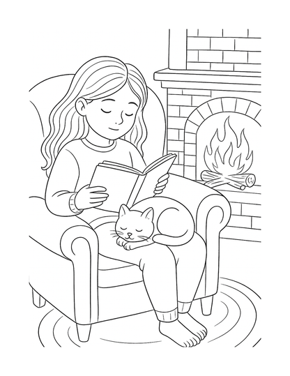 Serene Moments - A Relaxing Adult Coloring Book (25+ Printable Pages)