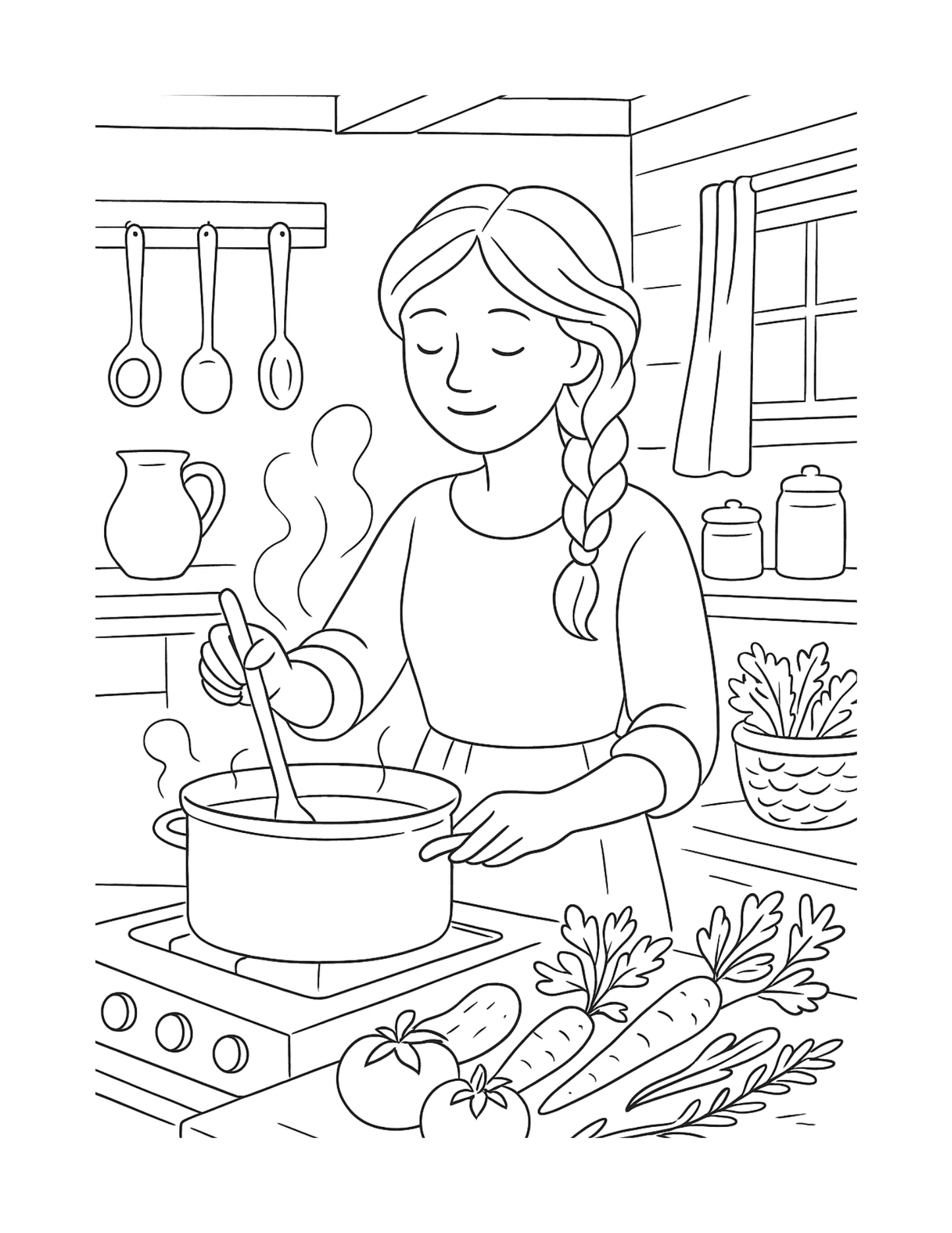 Serene Moments - A Relaxing Adult Coloring Book (25+ Printable Pages)